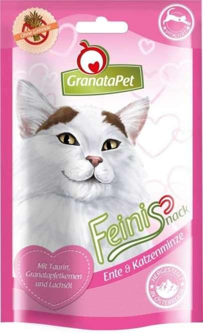 GranataPet Feinis Katzensnack Ente & Katzenminze 50g - 4pfoten Shop