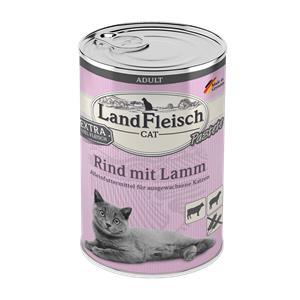 Landfleisch Cat Adult Pastete Rind & Lamm 6 Dosen - 4pfoten Shop